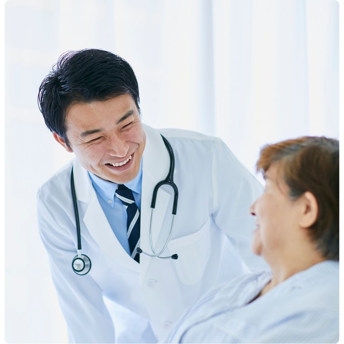 Doctor consulting with a patient